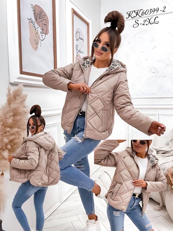 Kurtki damskie cienki Roz S-2XL, 1 Kolor Paczka 5 szt 1